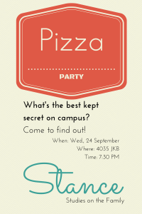 Stance- Pizza Party, Sept 24