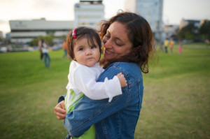 mother and girl