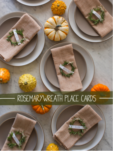 Rosemary place cards