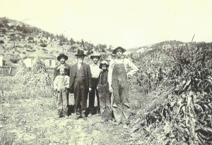 Writing a biography on my great-grandfather, in the hat and white shirt in the middle, helped me grow closer to my family. Kids can do the same as they interview family and write biographies!