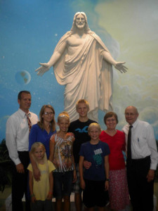 family with Christ